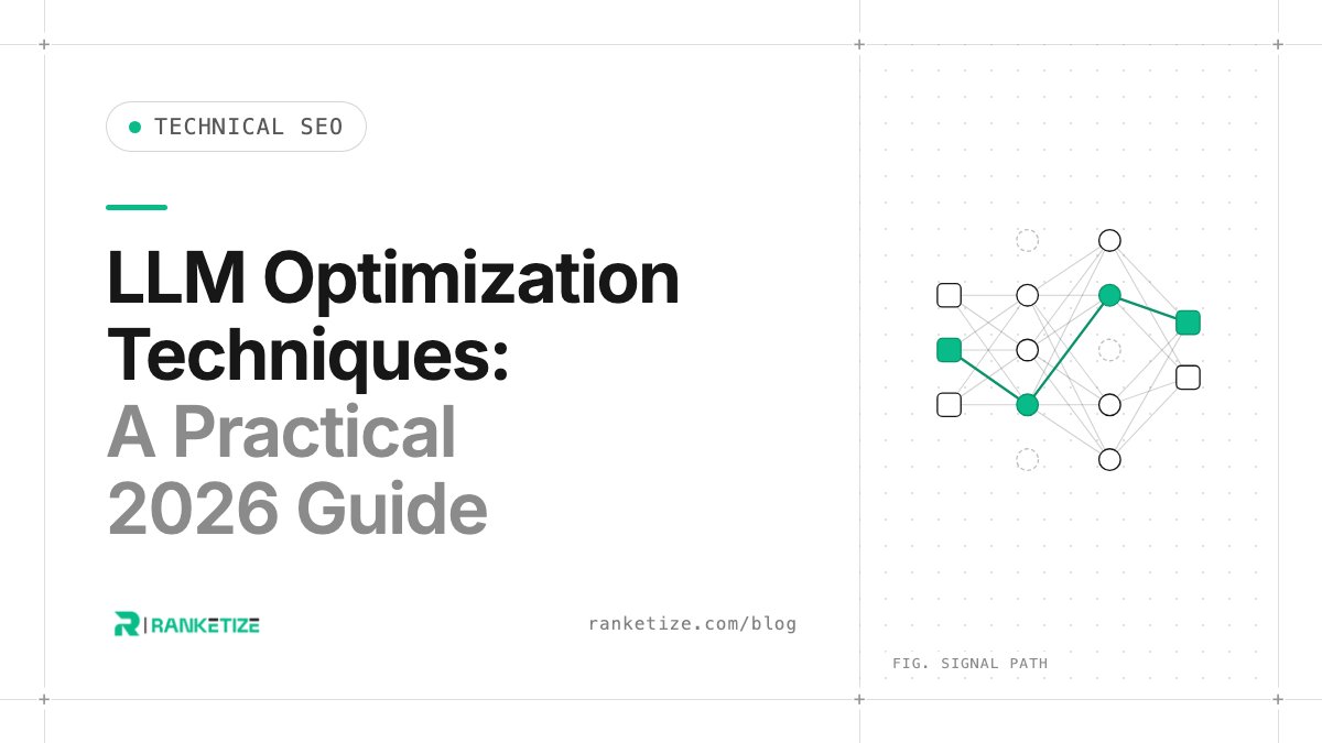 LLM Optimization Techniques: A Practical 2026 Guide