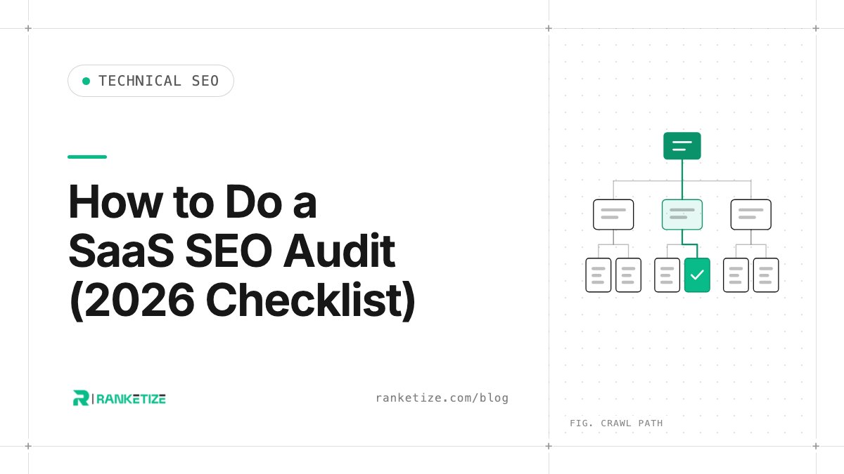 How to Do a SaaS SEO Audit (2026 Checklist)